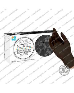 ACC02MMN Guanti Monouso In Nitrile Nero Taglia M