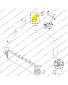 1672189 Tubo Intercooler Sx Focus C-Max 1.6 d