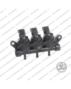 238136000 Rail 3 Iniettori Gas Girs12 Tipo M Nero