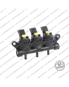 238164000 Rail 3 Iniettori Girs12 Tipo XS Giallo