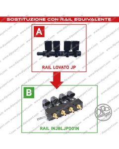INJBLJP001N Rail Iniettori Gas Equivalenti Lovato JP