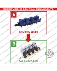 INJBMVL002N Rail Iniettori Equivalenti Omlv Gemini