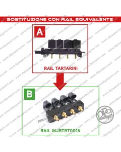INJBTRT001N Rail Iniettori Gas Equivalenti Tartarini