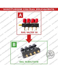 INJBVLT001N Rail Iniettori Gas Equivalenti Valtek 30