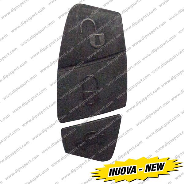 CHV020NN Gommino Chiave Fiat Panda G Punto Nero