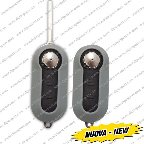 71776161 Cover Per Chiavi Grigio Fiat 500 Punto