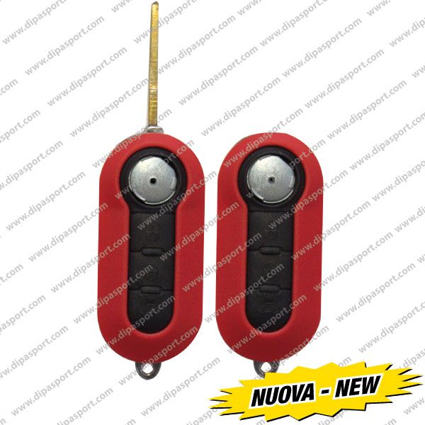 71776161 Cover Per Chiavi Rosso Fiat 500 Punto