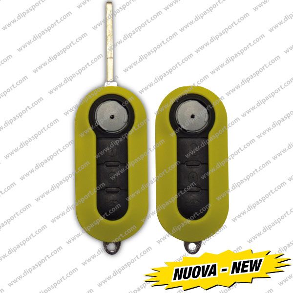 71776161 Cover Per Chiavi Giallo Fiat 500 Punto