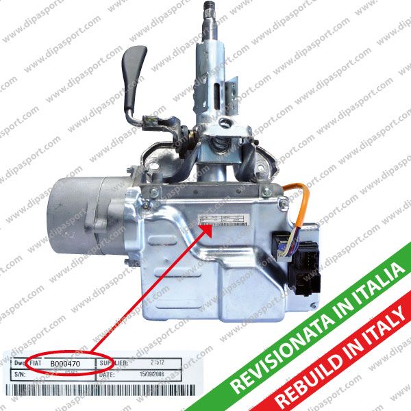 B000470 Riparazione Sterzo Eps Piaggio Porter