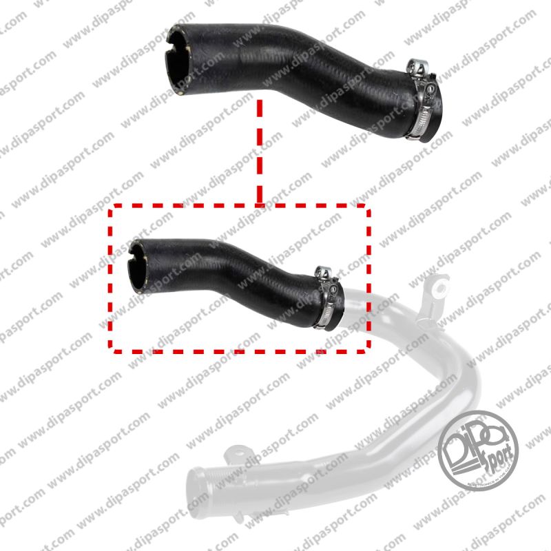 51878736 Tubo Intercooler Mito 0.9 b Punto 1.3 d