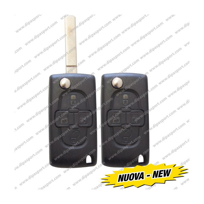 CHV033N Cover Per Chiave Citroen Peugeot 3 Tasti