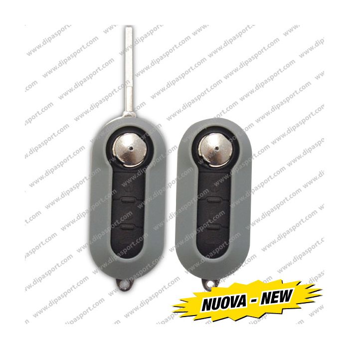 71776161 Cover Per Chiavi Grigio Fiat 500 Punto