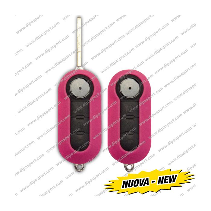 71776161 Cover Per Chiavi Fucsia Fiat 500 Punto