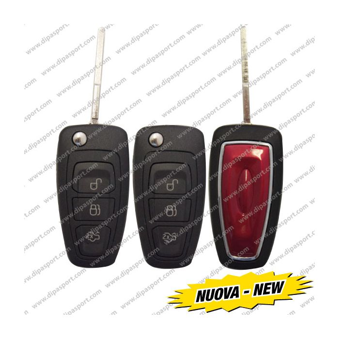 CHV101RN Cover Per Chiave Ford Focus Fiesta Rossa